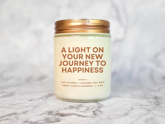 A Light On Your New Journey To Happiness